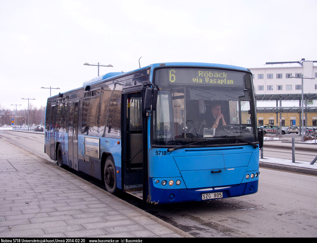 Umeå, Volvo 8700LE # 5718
