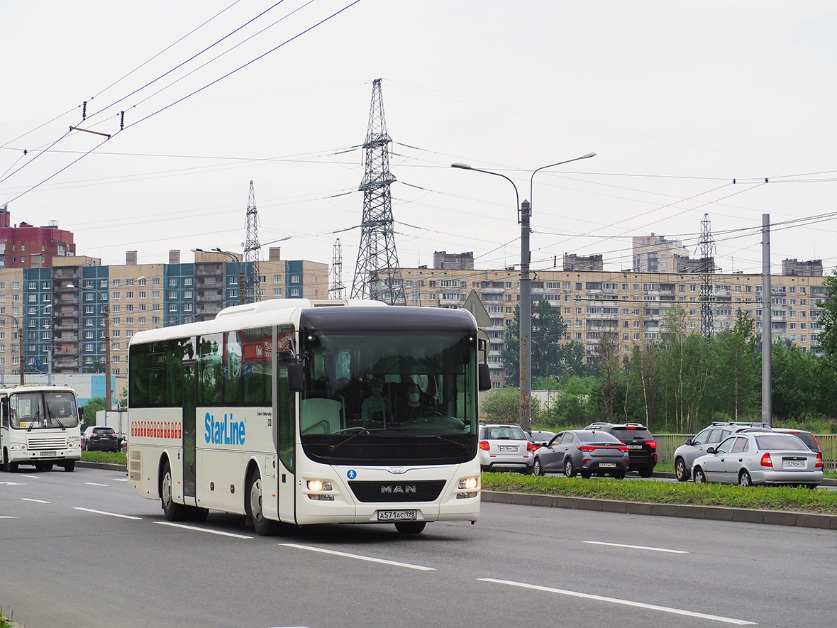 Saint Petersburg, MAN R60 Lion's Intercity ÜL290-12 # А 571 АС 198