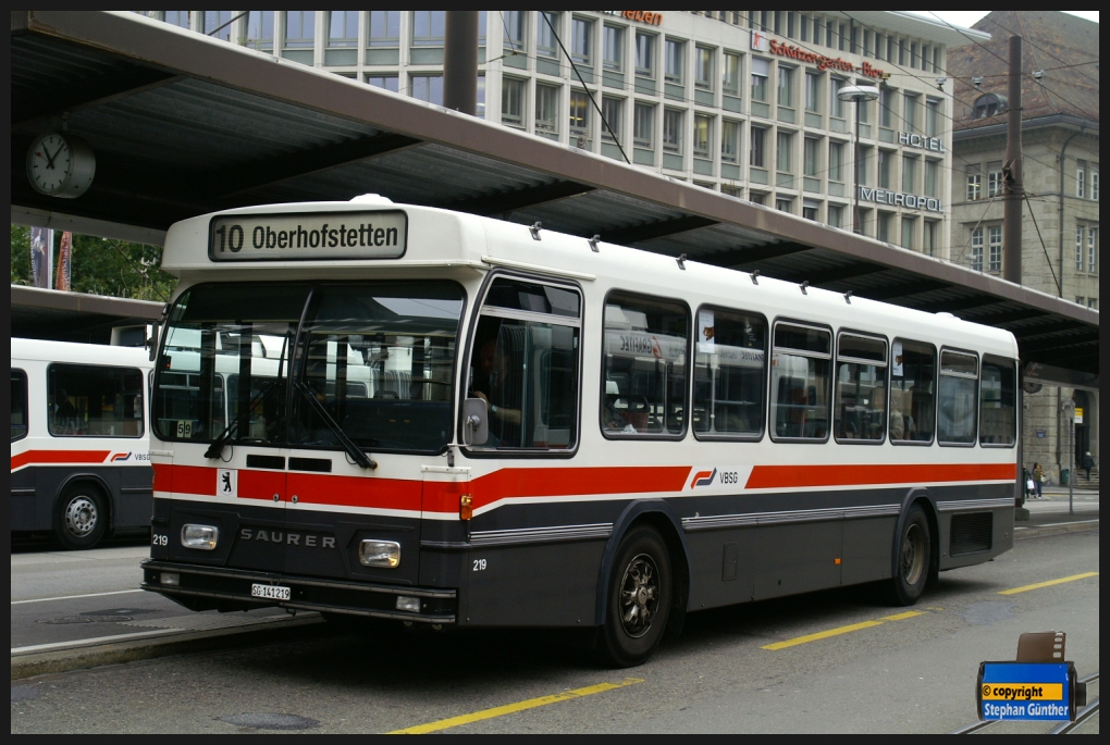 St. Gallen, Saurer SH-560 No. 219