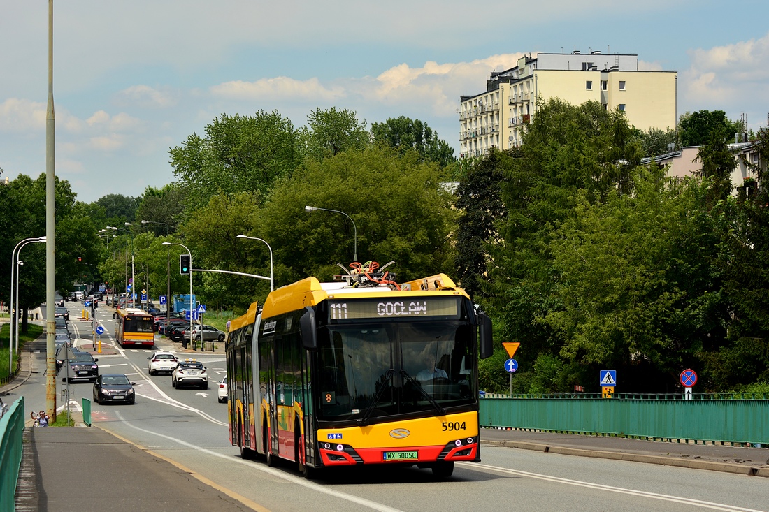 Warsaw, Solaris Urbino IV 18 electric # 5904