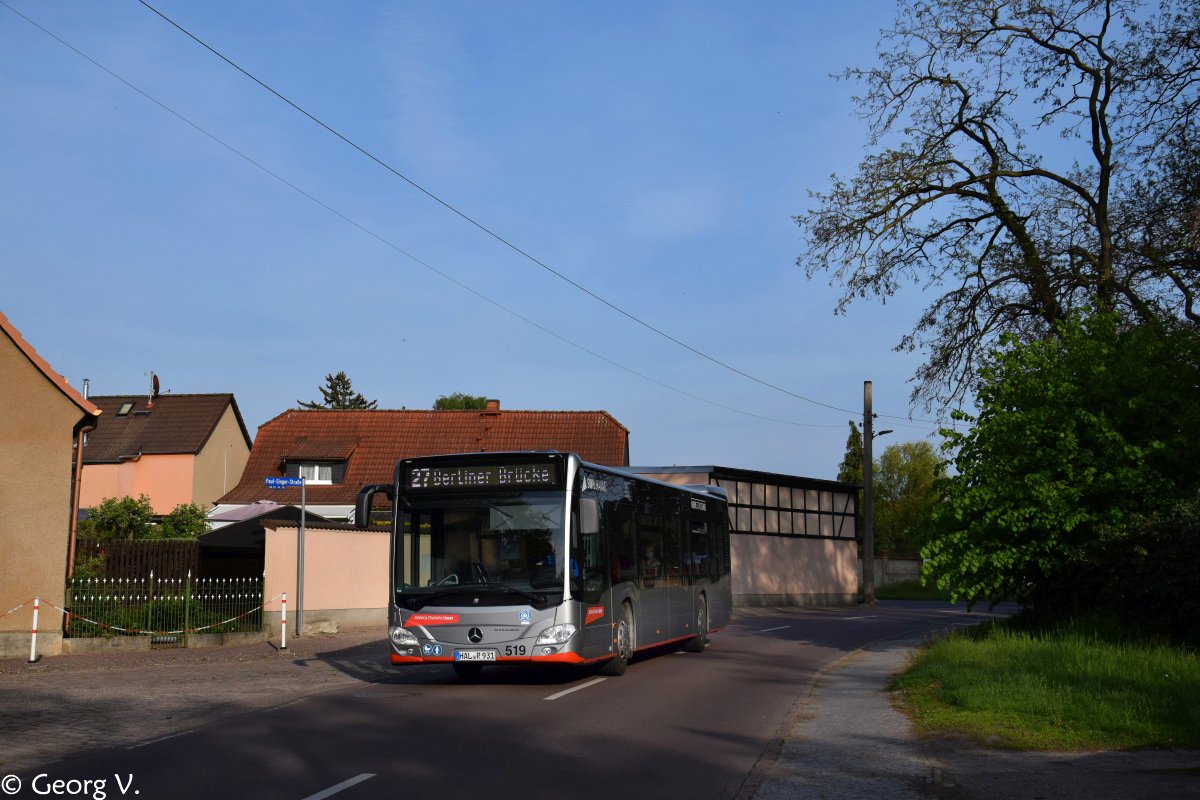Halle (Saale), Mercedes-Benz Citaro C2 № 519