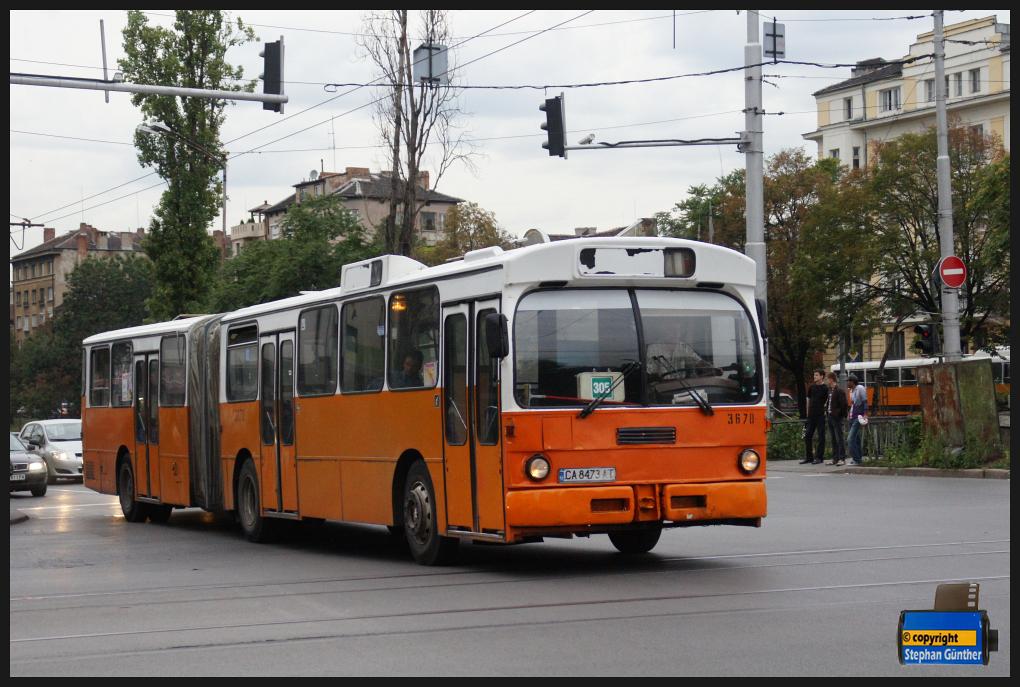 София, Mercedes-Benz O305G № 3670
