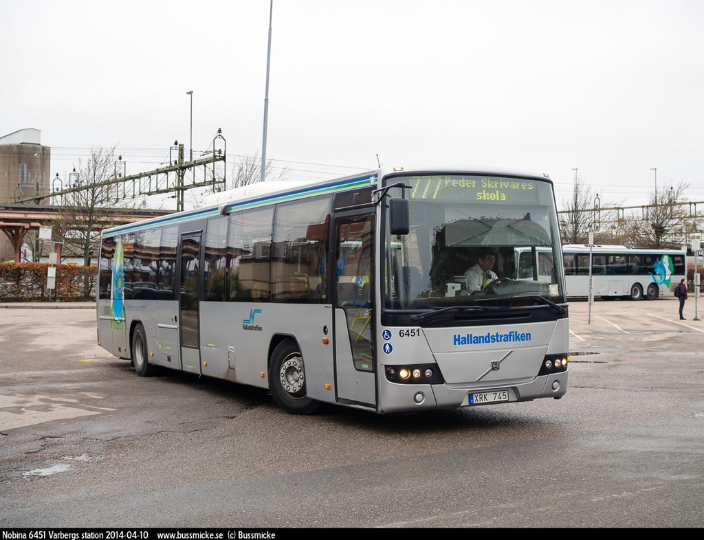 Halmstad, Volvo 8700LE №: 6451