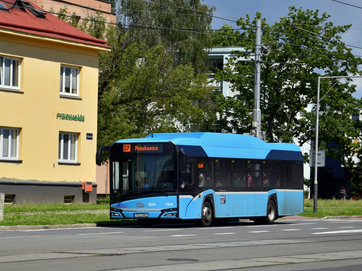 Ostrava, Solaris Urbino IV 12 CNG № 7215