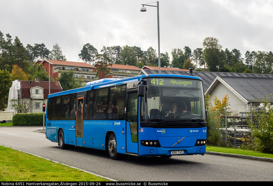Göteborg, Volvo 8700LE # 6451