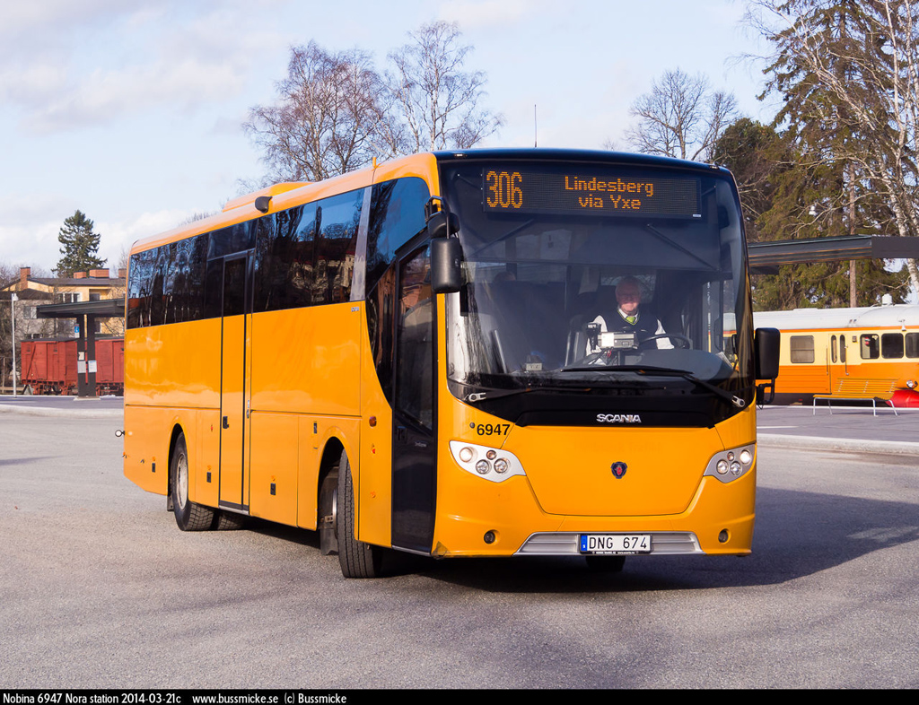 Örebro, Scania OmniExpress 340 № 6947