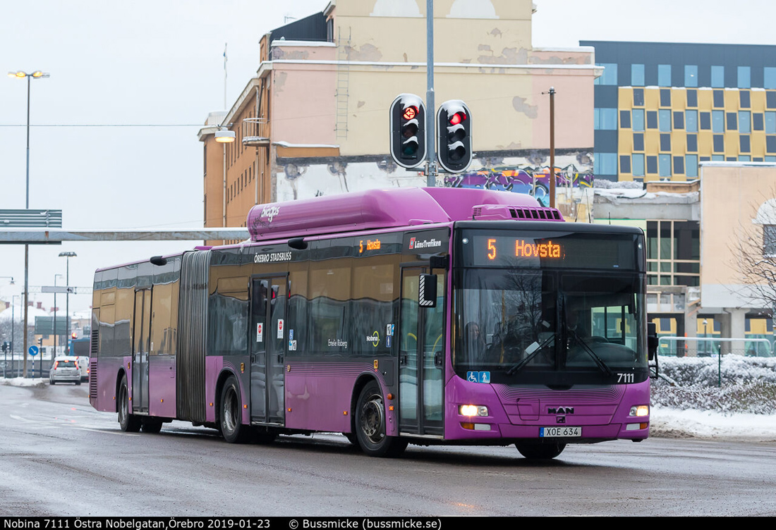 Örebro, MAN A23 Lion's City G NG313 CNG č. 7111