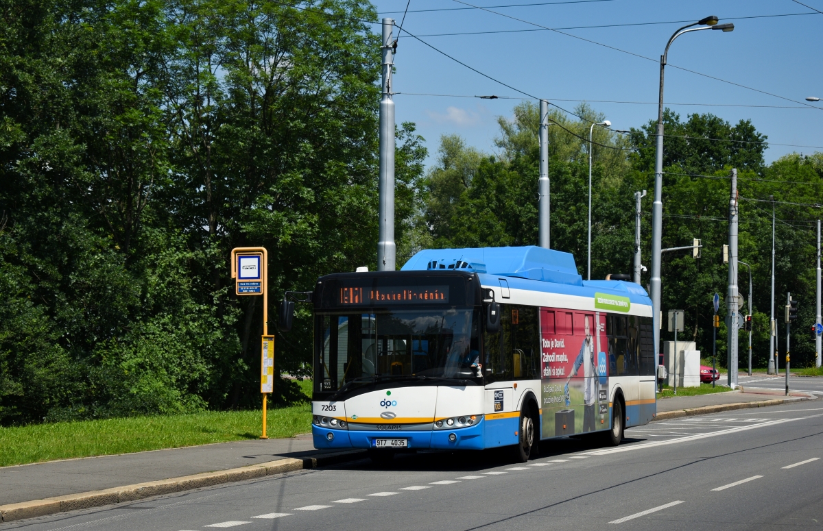 Ostrava, Solaris Urbino III 12 CNG # 7203