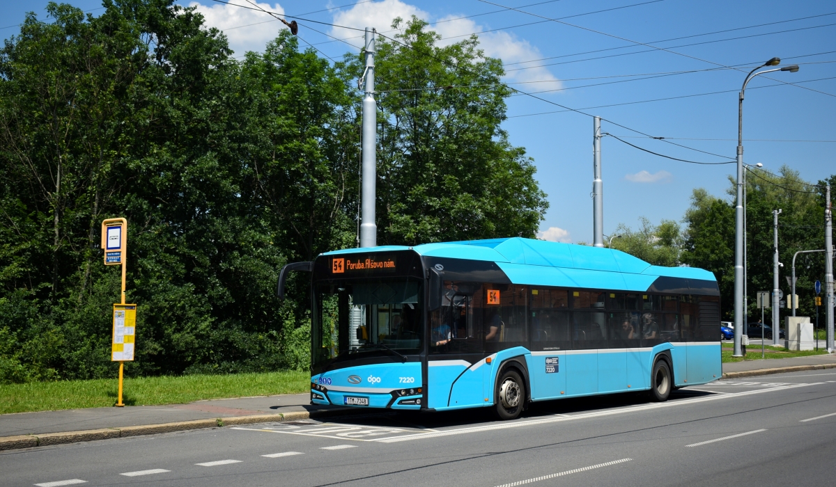 Ostrava, Solaris Urbino IV 12 CNG № 7220