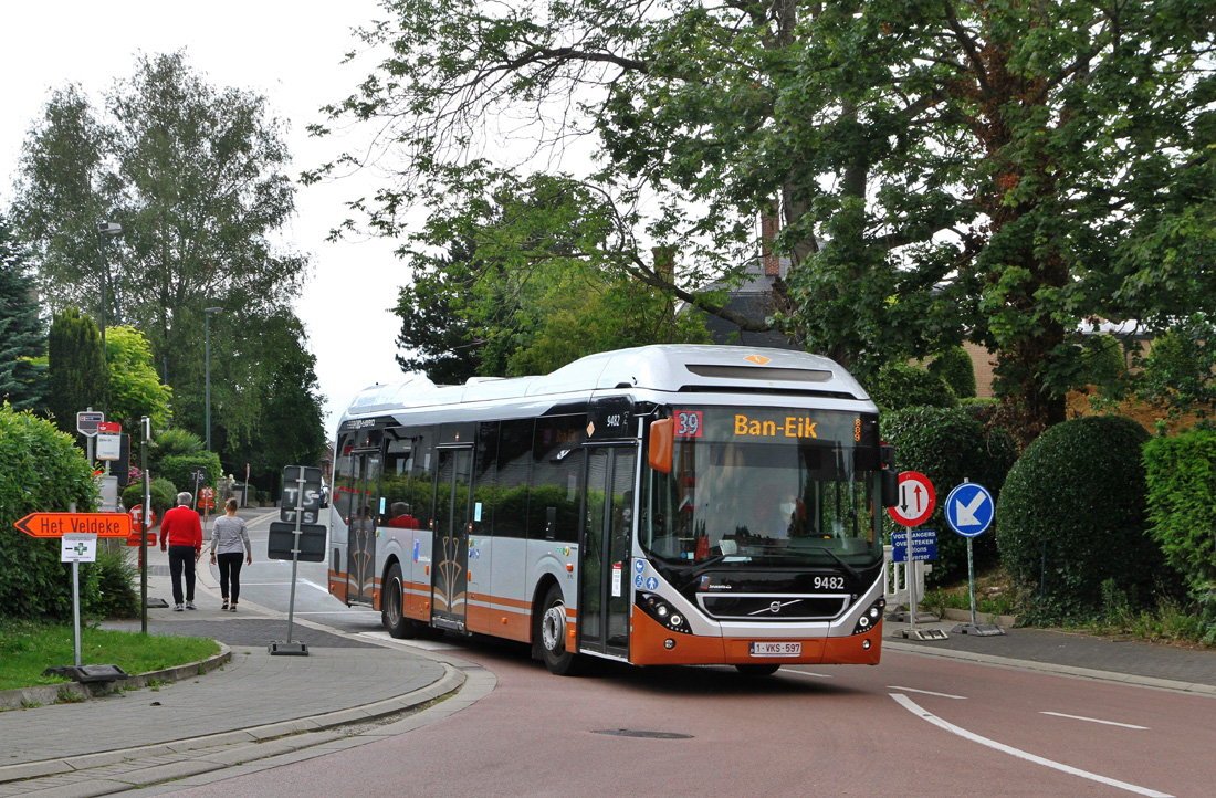 Brussels, Volvo 7900 Hybrid # 9482