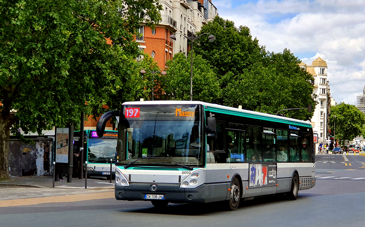 Париж, Irisbus Citelis 12M № 8660