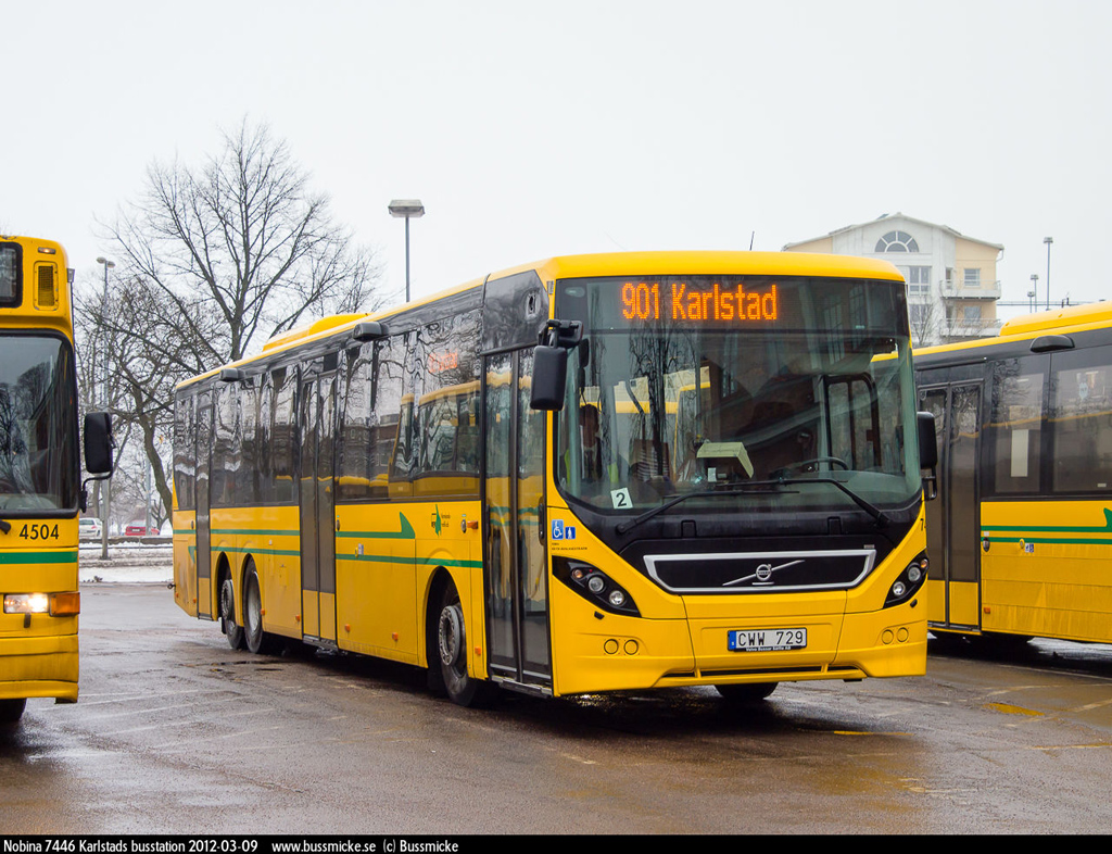 Karlstad, Volvo 8900LE # 7446