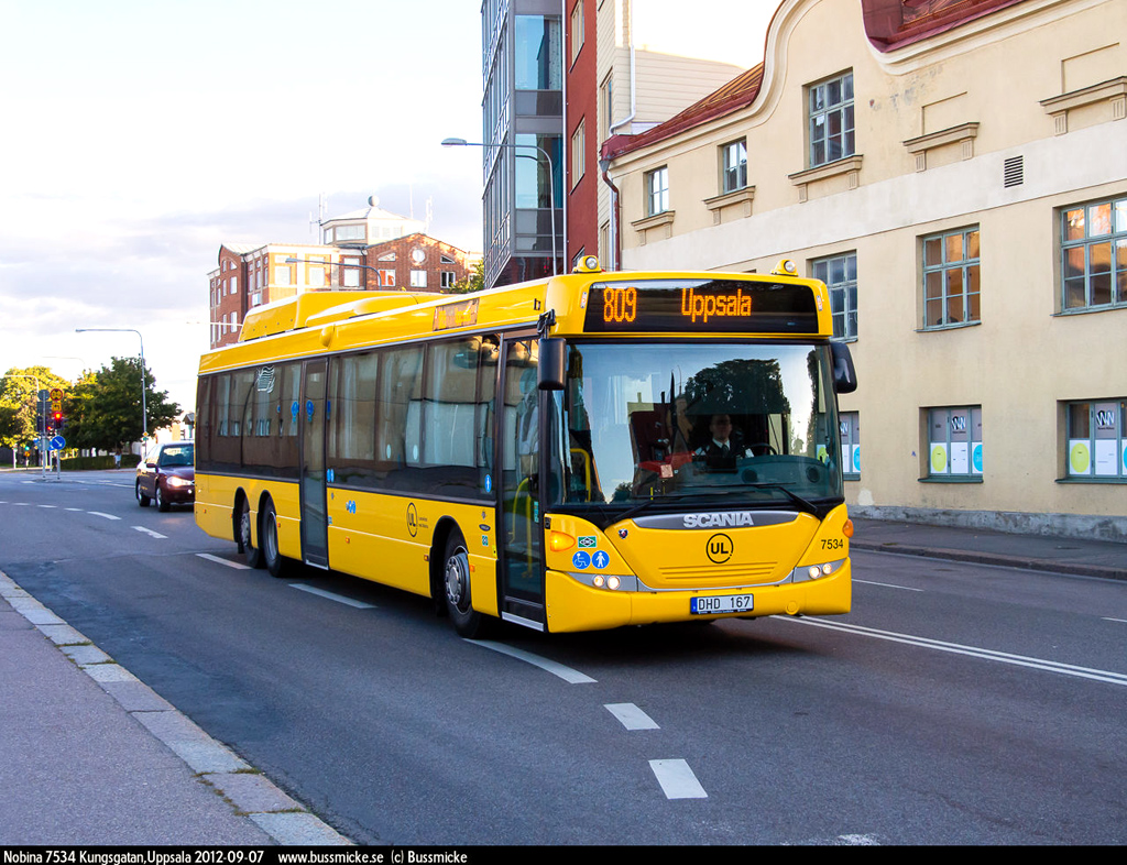 Uppsala, Scania OmniLink CK305UB 6x2*4LB CNG # 7534