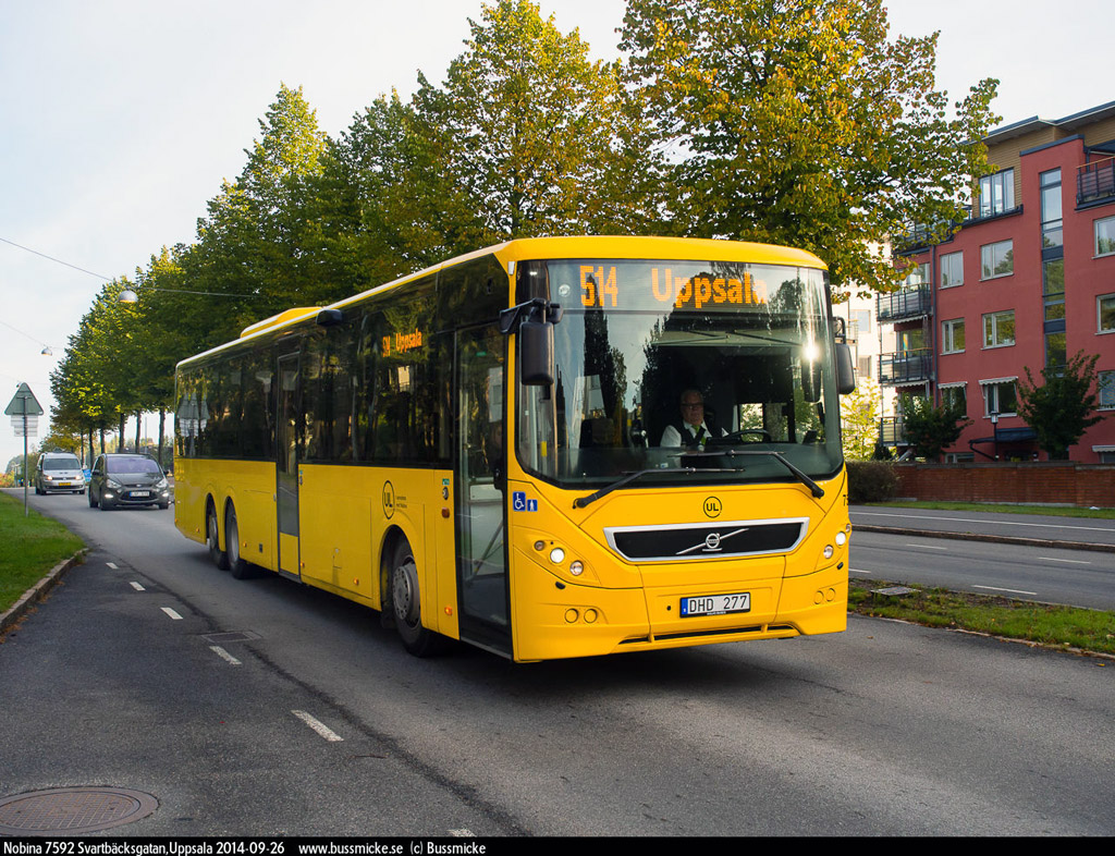 Uppsala, Volvo 8900LE №: 7592
