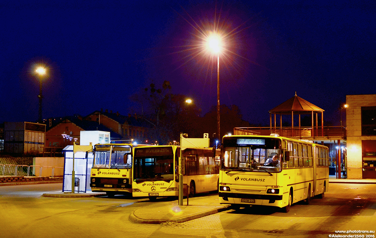 Hungary, other, Ikarus 280.10 # JGC-127; Hungary, other, Mercedes-Benz O530 Citaro # JVP-047; Hungary, other, Ikarus C80.30A # GXW-240