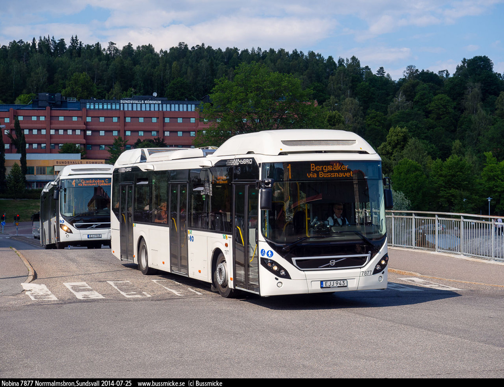 Sundsvall, Volvo 7900 Hybrid №: 7877