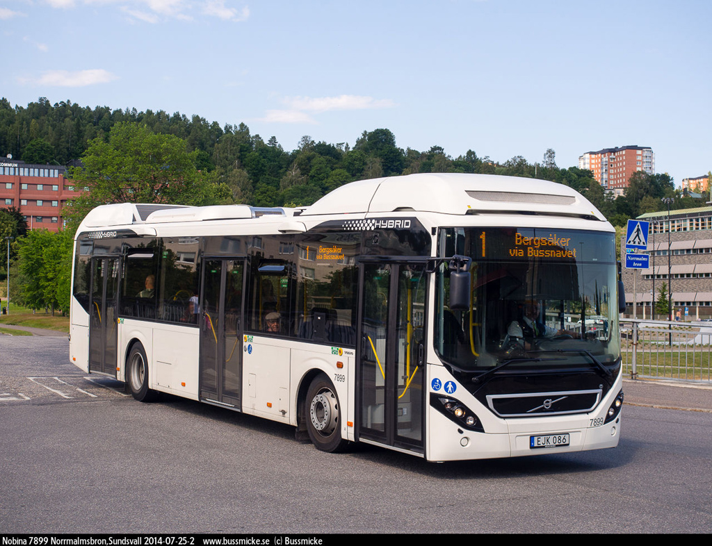 Sundsvall, Volvo 7900 Hybrid # 7899