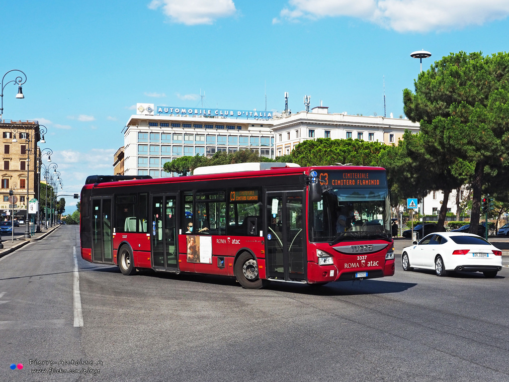 Rome, IVECO Urbanway 12M č. 3337