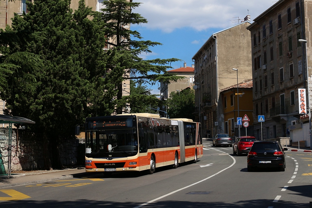 Rijeka, MAN A23 Lion's City G NG363 № 760