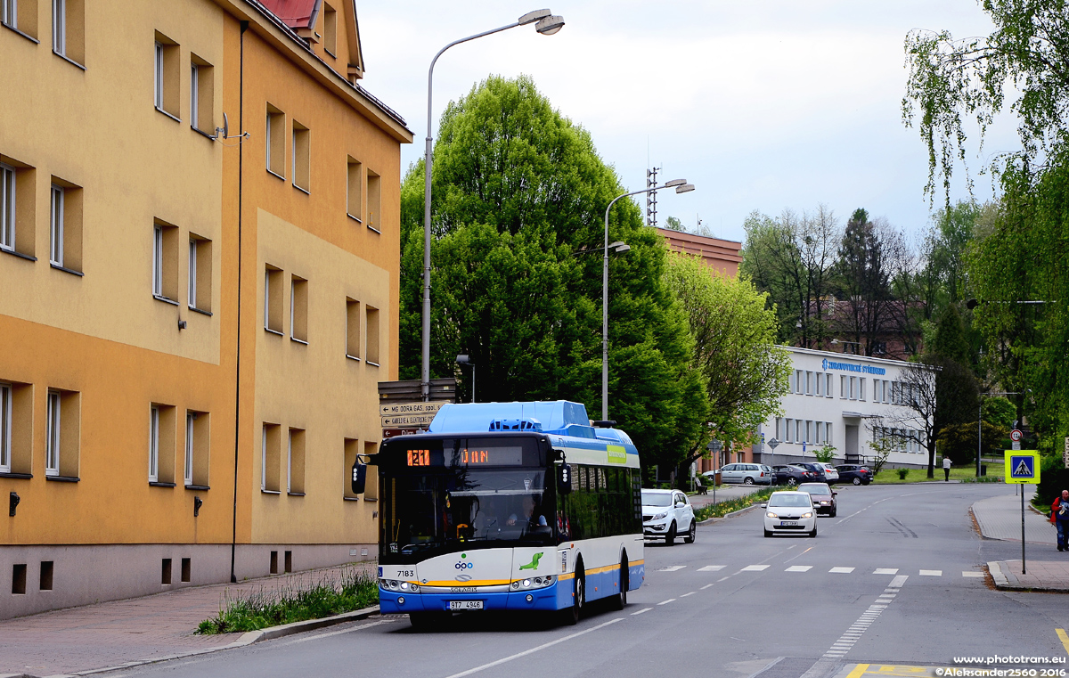 Ostrava, Solaris Urbino III 12 CNG # 7183