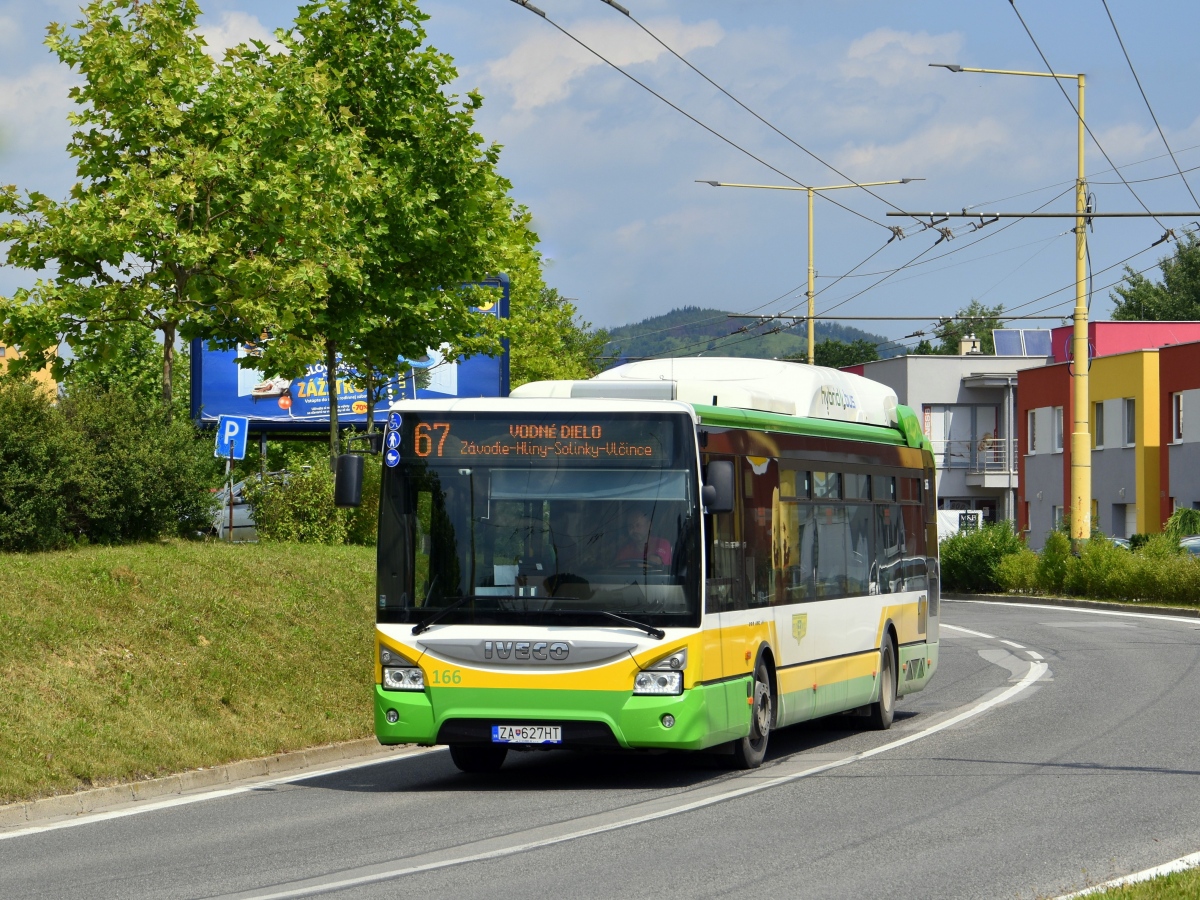 Žilina, IVECO Urbanway 12M Hybrid # 166