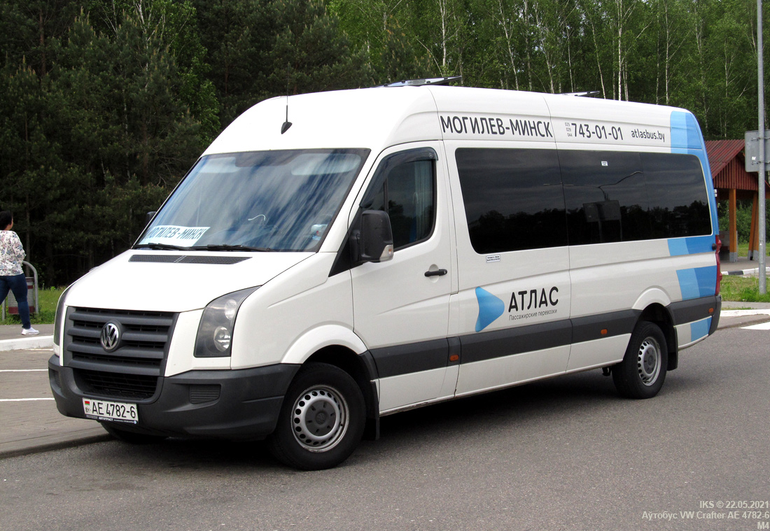 Minsk, MAZ-107.485 č. 033952; Mogilev, Classicbus-90615C (Volkswagen Crafter 35) č. АЕ 4782-6