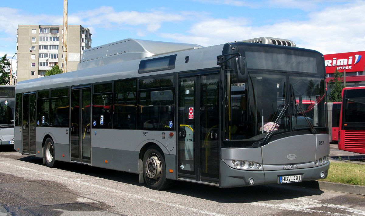 Vilnius, Solaris Urbino III 12 CNG č. 957