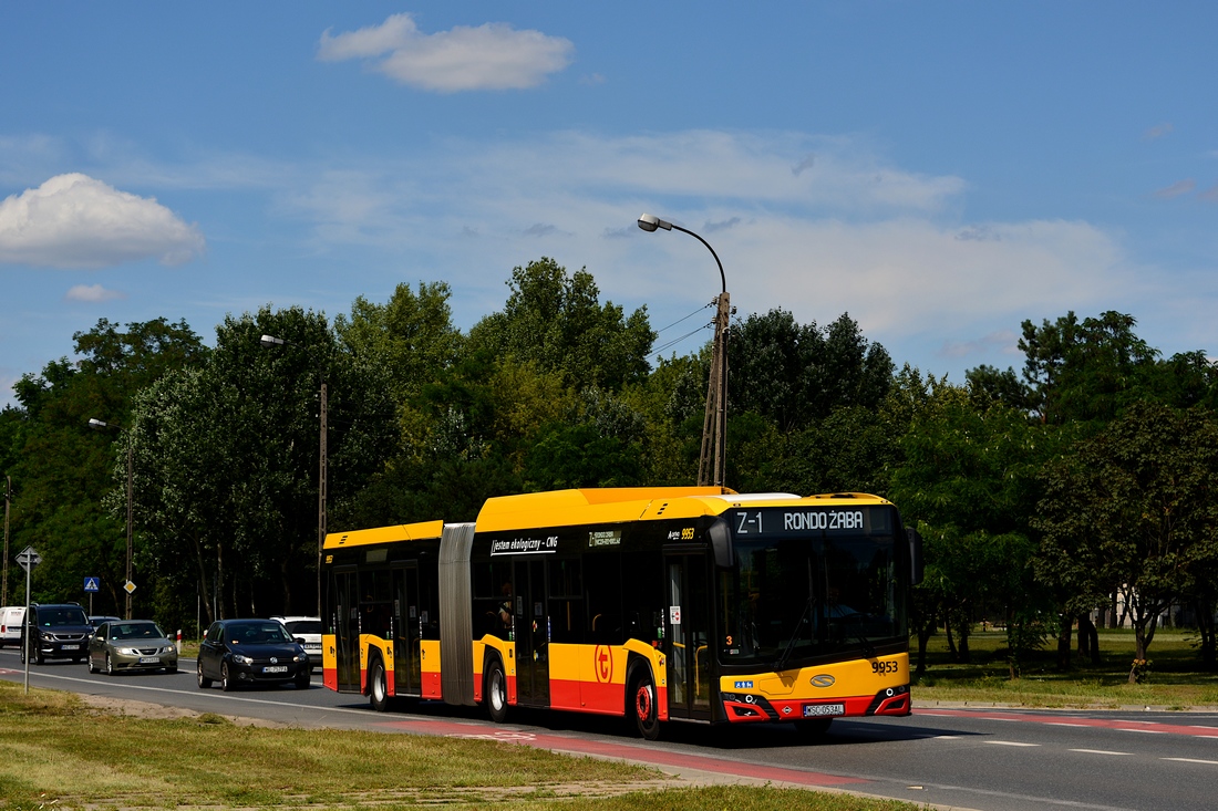 Warsaw, Solaris Urbino IV 18 CNG nr. 9953