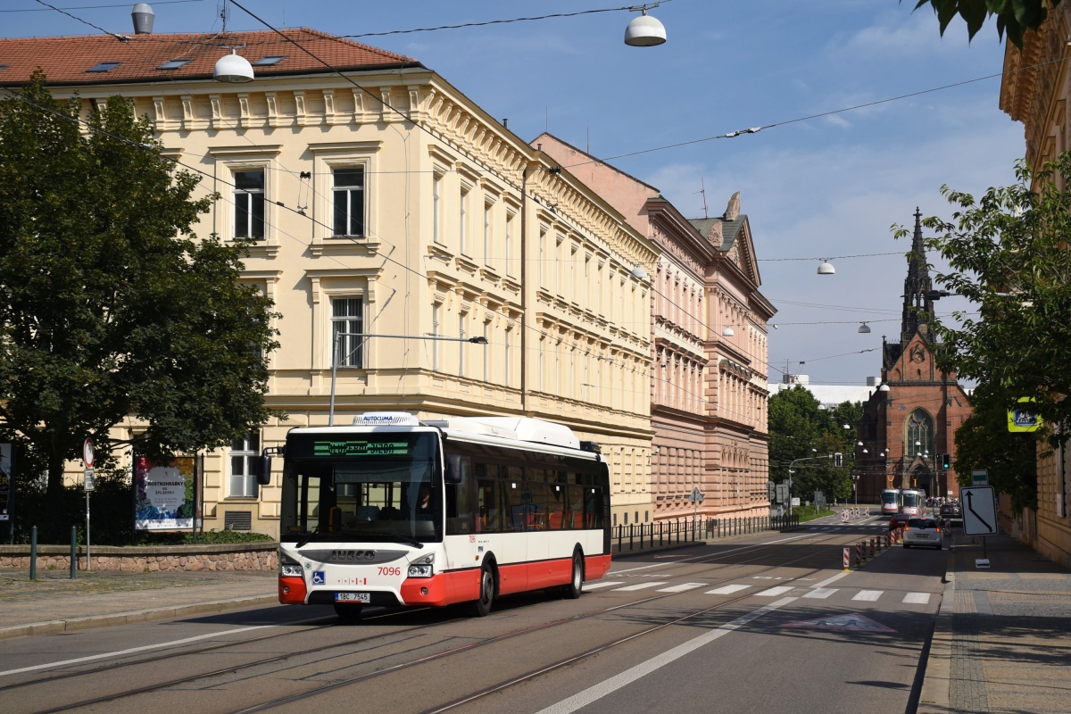 Brno, IVECO Urbanway 12M CNG # 7096