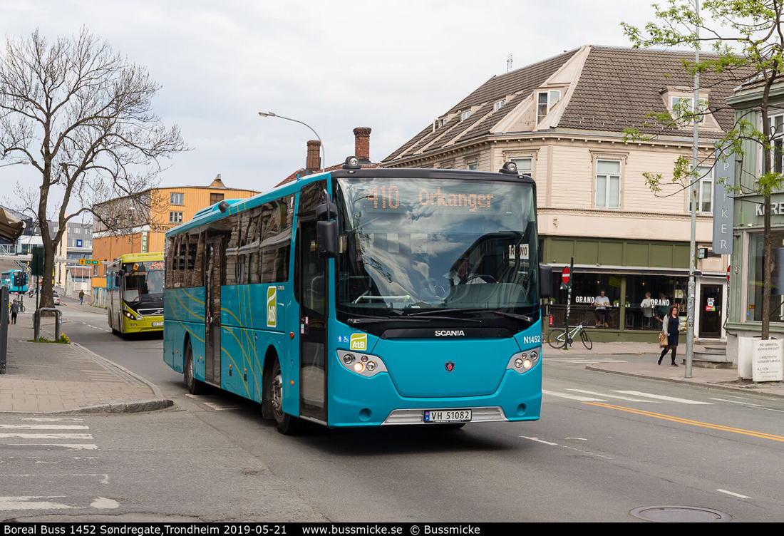 Trondheim, Scania OmniExpress 320 # N1452