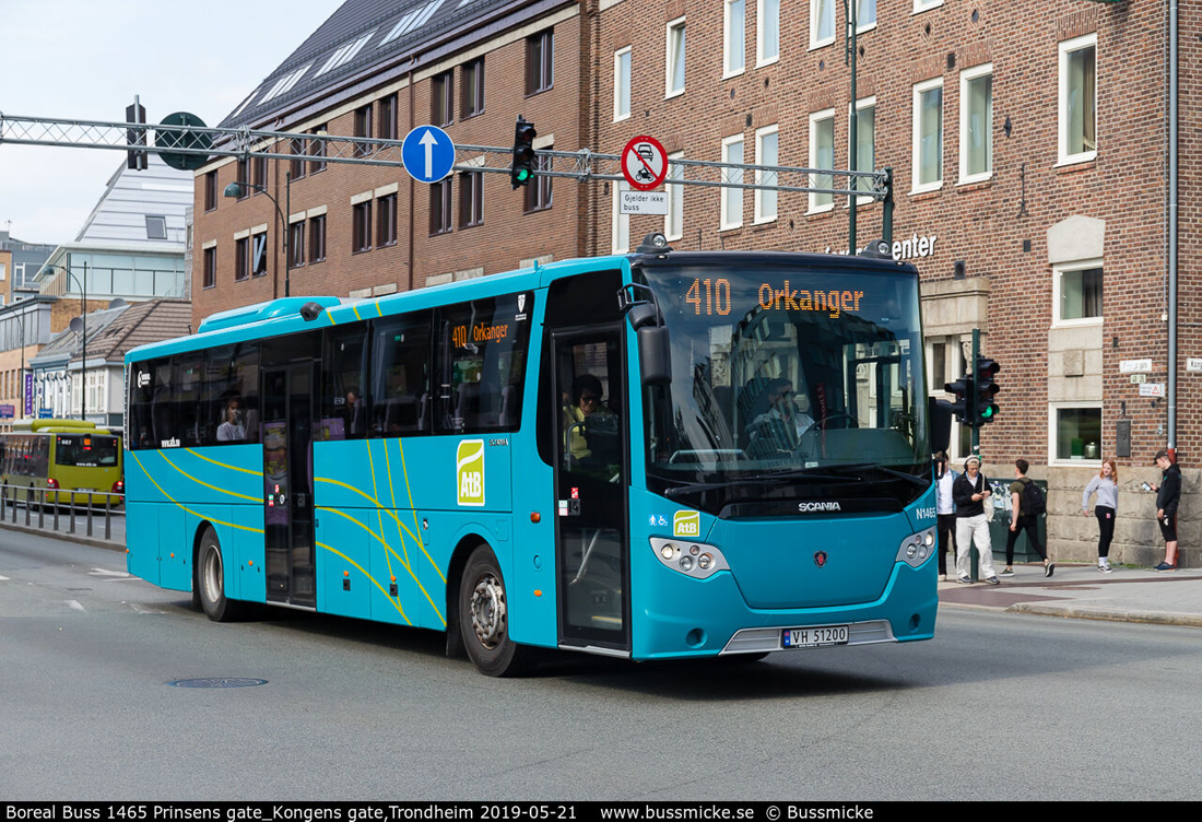 Trondheim, Scania OmniExpress 320 № N1465