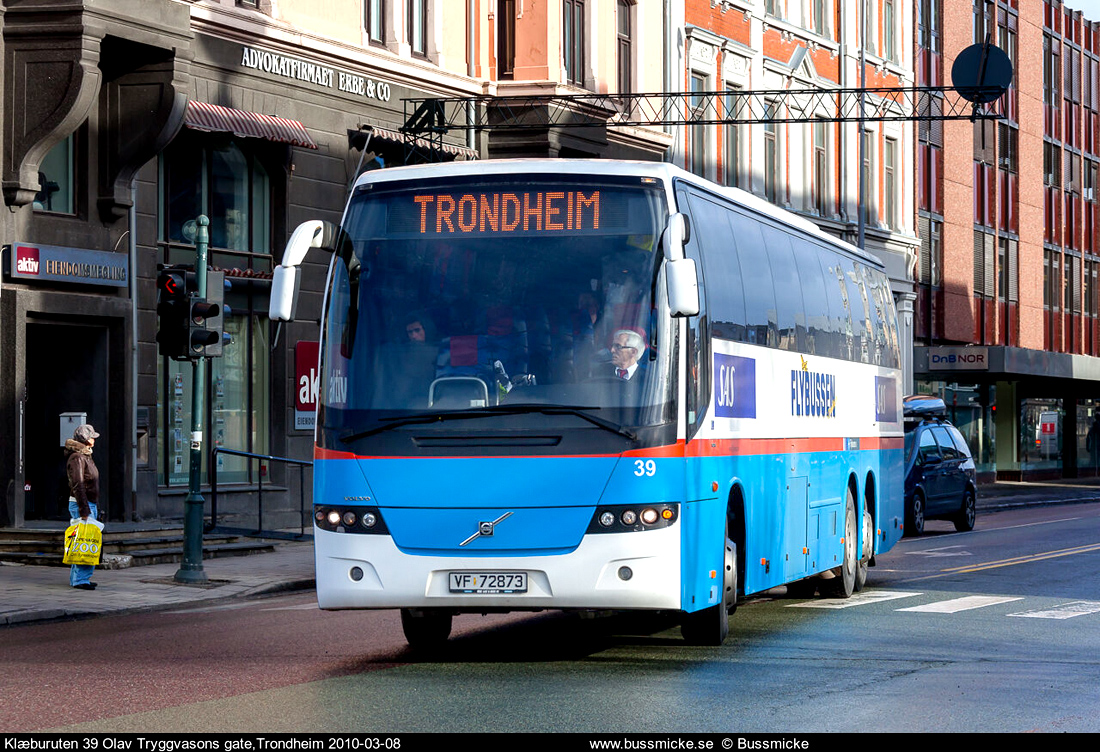 Тронхейм, Volvo 9700H № 39