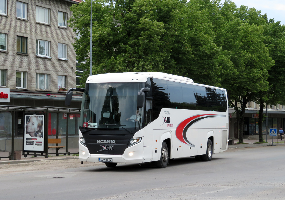 Tallinn, Scania Touring HD (Higer A80T) č. 227 DBM