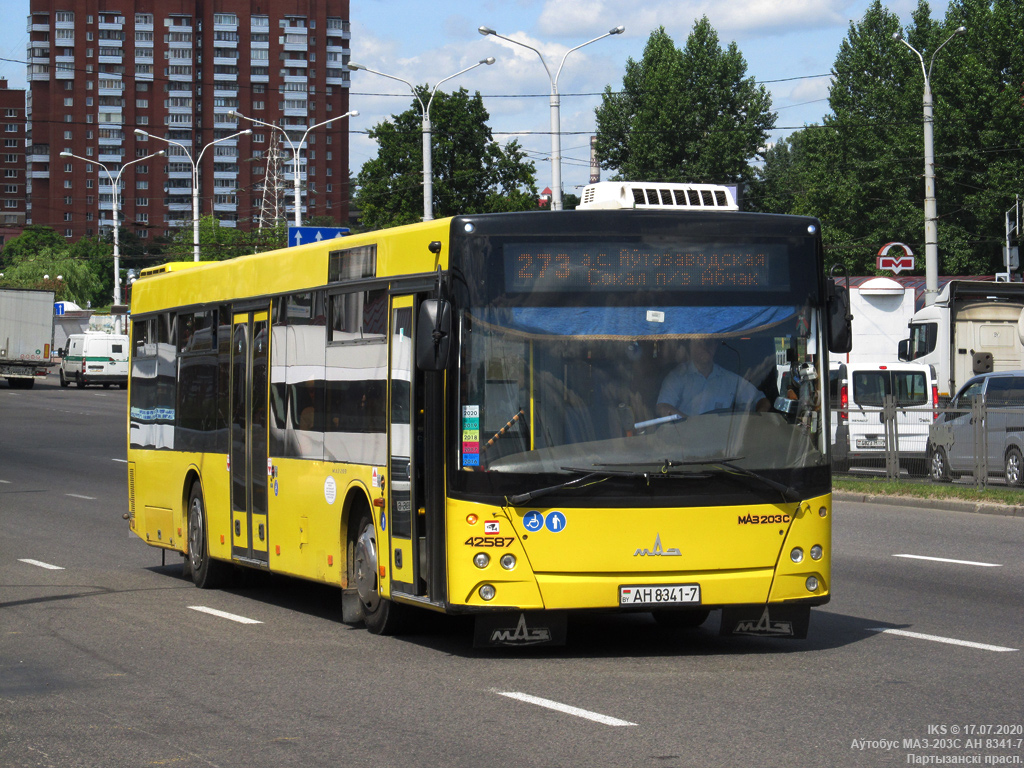 Minsk, MAZ-203.169 №: 042587