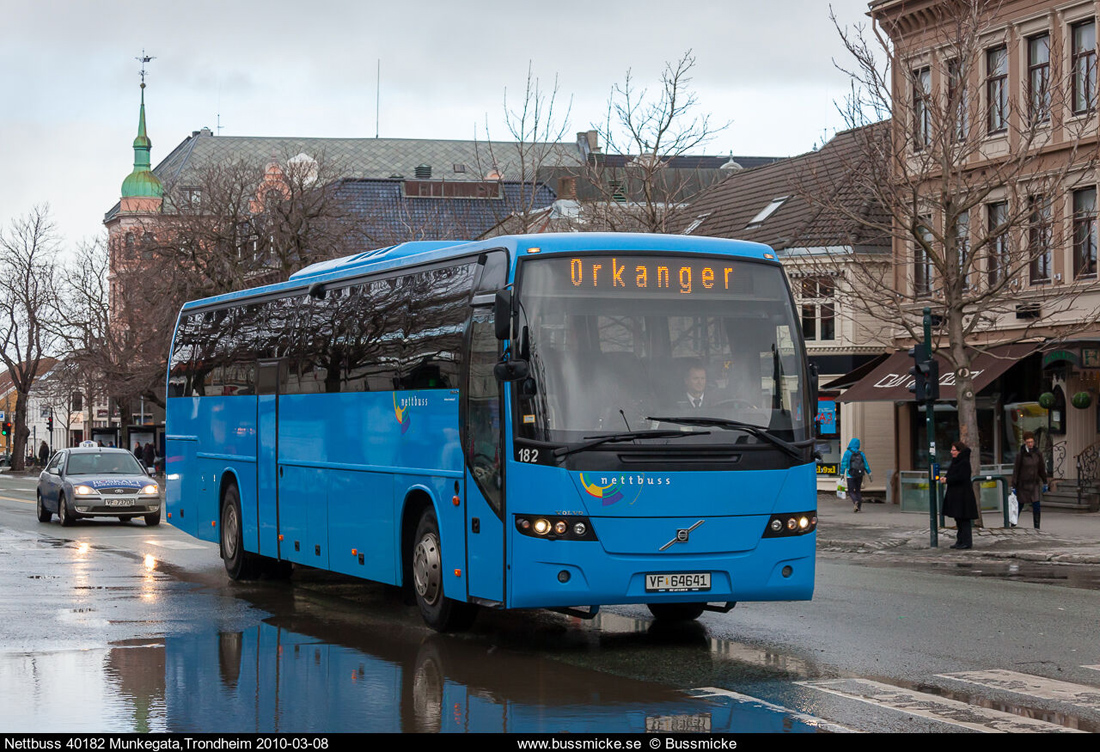 Trondheim, Volvo 9700S № 40182