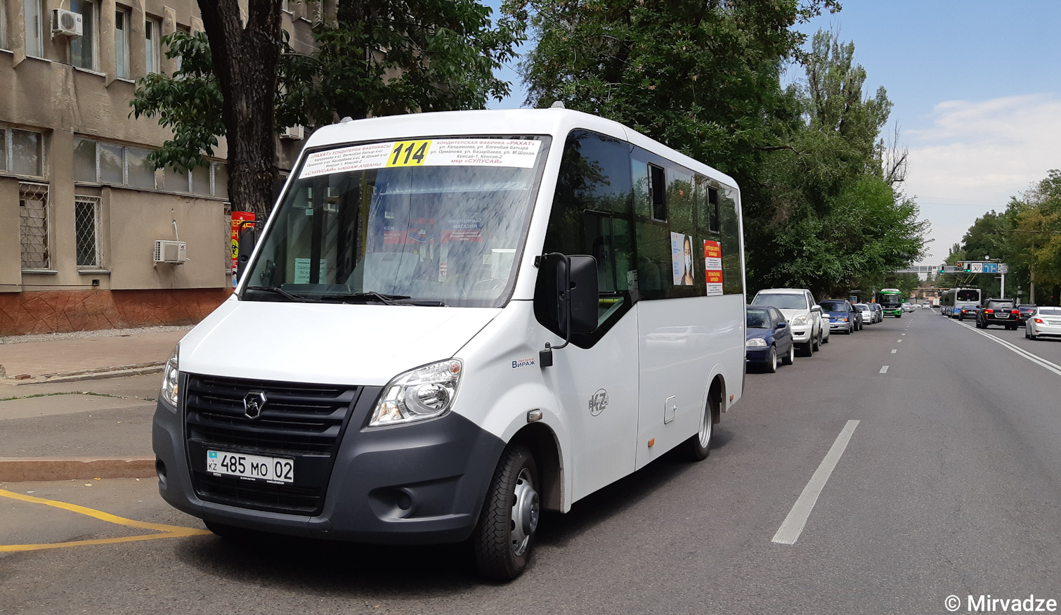 Almaty, ГАЗ-A63R42 Next (СемАЗ) # 485 MO 02