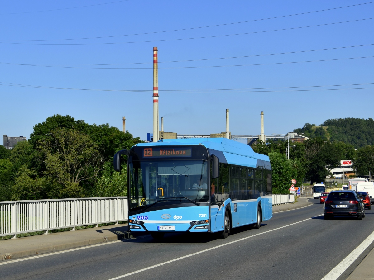 Ostrava, Solaris Urbino IV 12 CNG # 7251