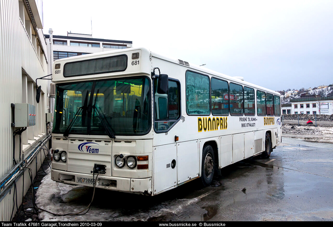 Тронхейм, Scania CN112CL № 681