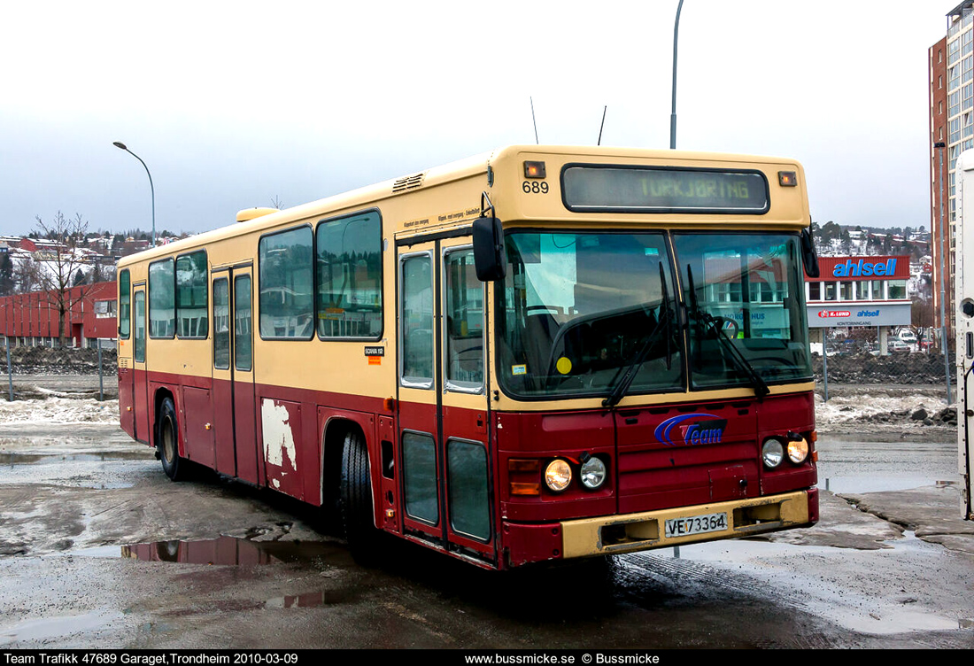 Trondheim, Scania CN112CL No. 689