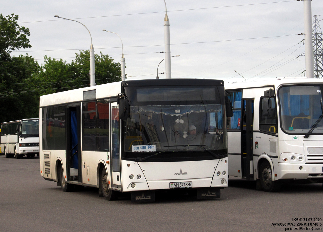 Minsk District, MAZ-226.067 # АН 8748-5