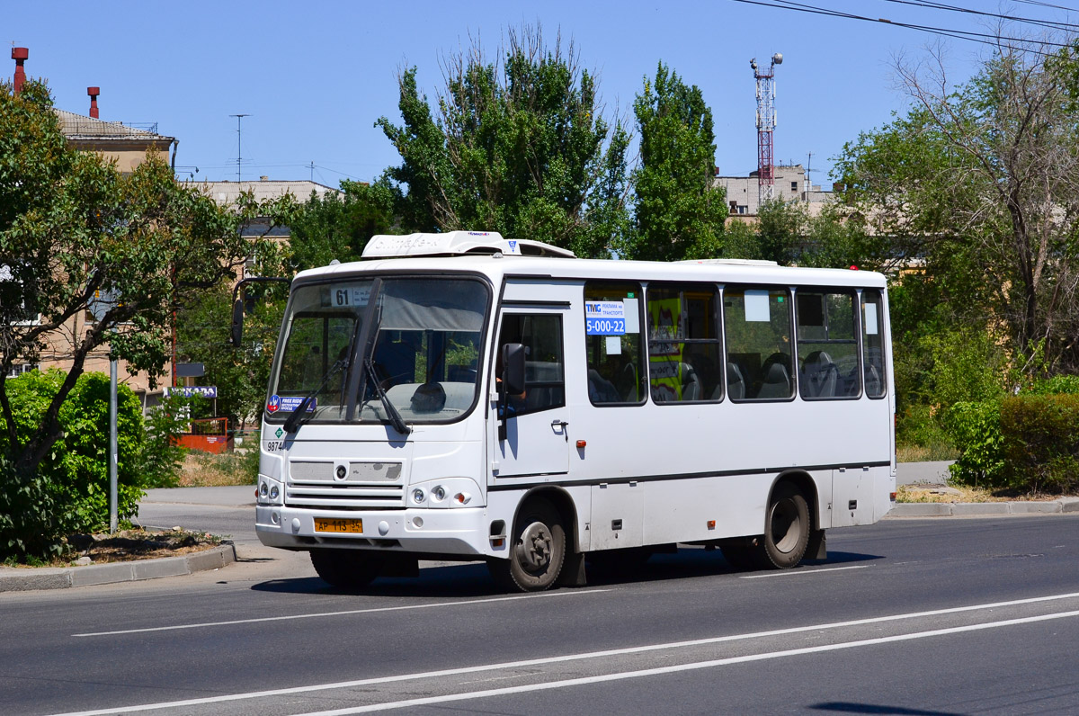 Volgograd, ПАЗ-320302-11 (2M, 2T) # 9874