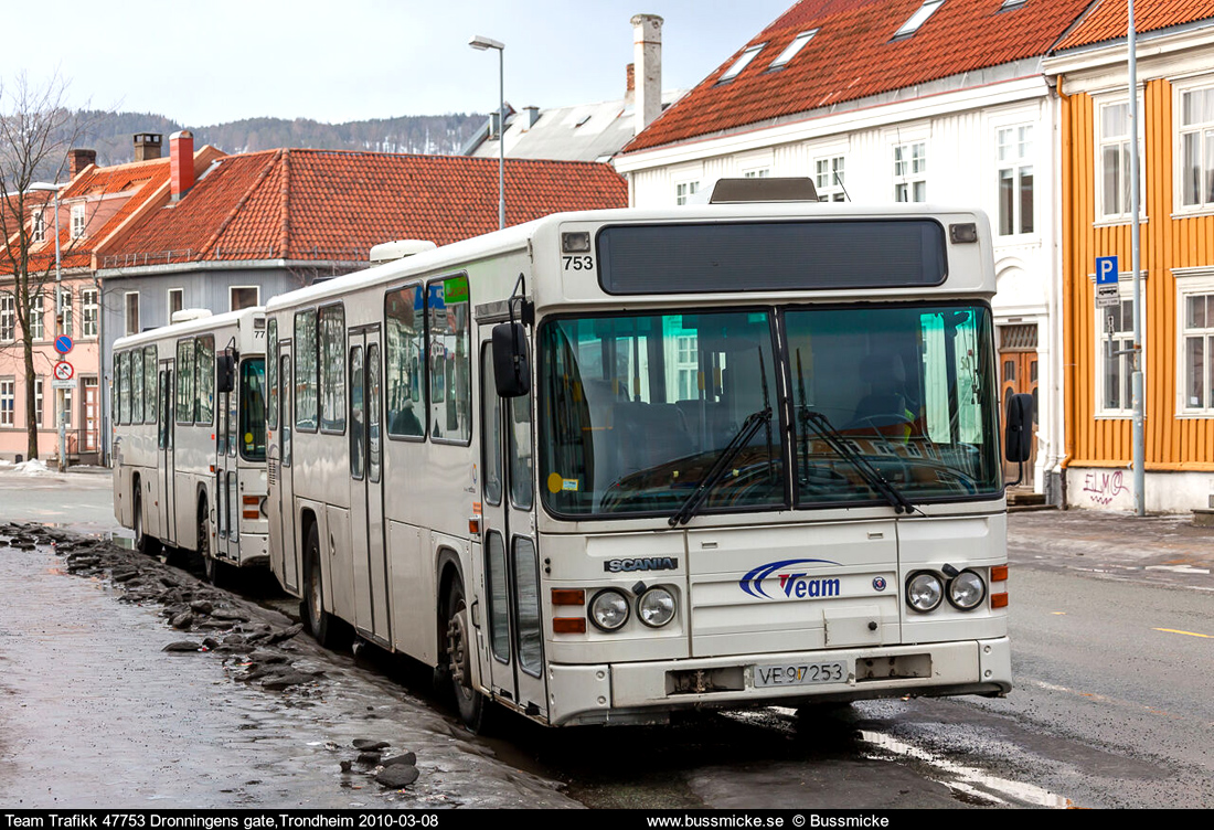 Trondheim, Scania CN113CLB č. 47753