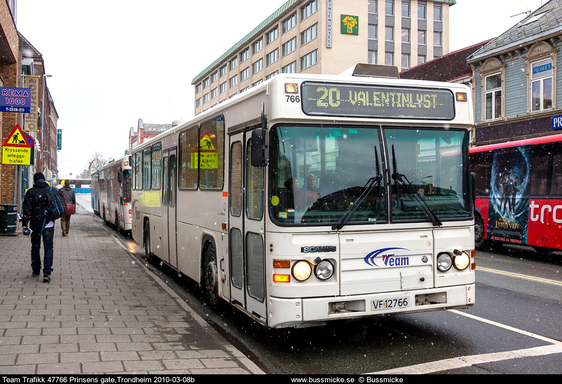 Trondheim, Scania CN113CLB No. 47766