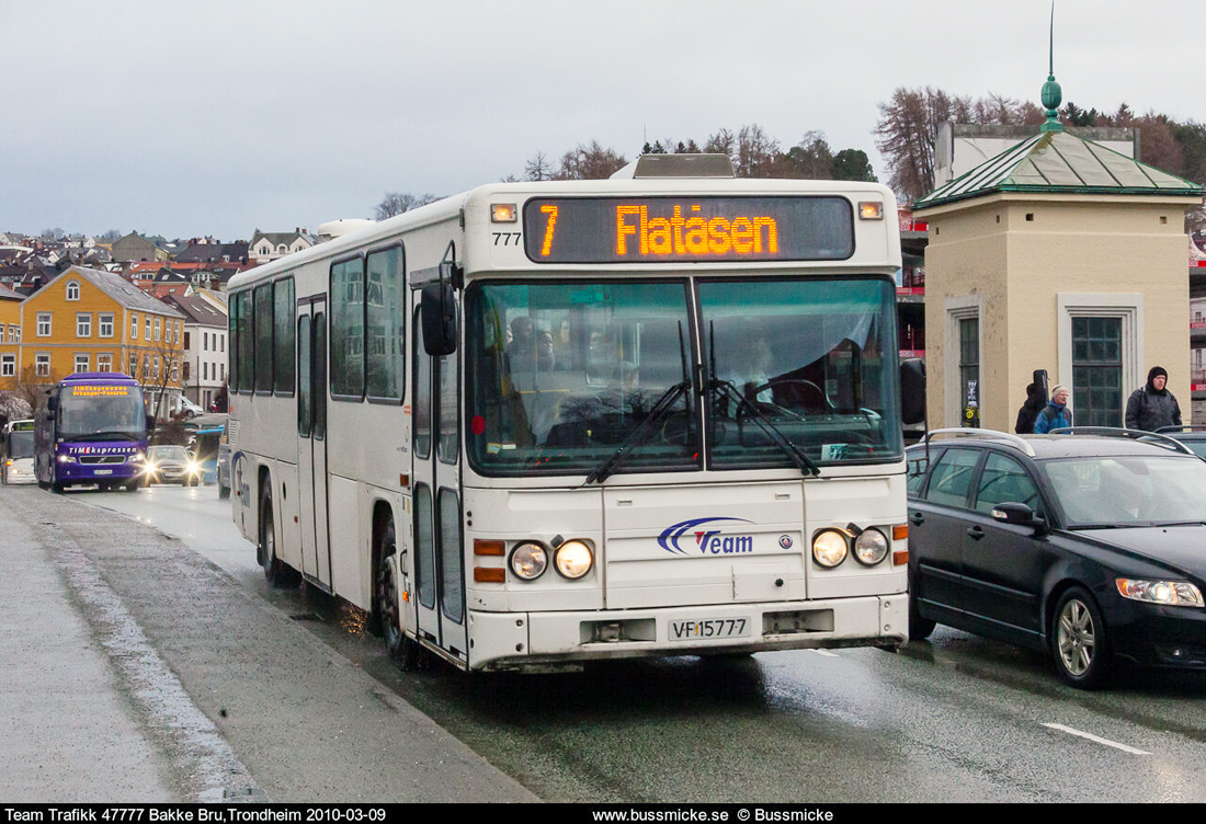 Trondheim, Scania CN113CLB No. 47777