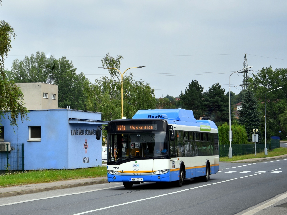 Ostrava, Solaris Urbino III 12 CNG № 7186