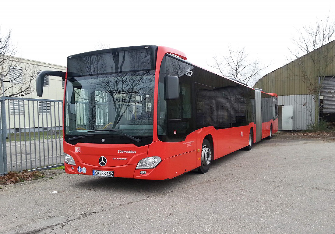 Karlsruhe, Mercedes-Benz Citaro C2 G # KA-SB 184