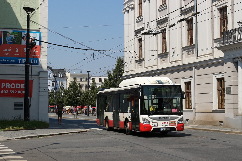 Opava, IVECO Urbanway 10.5M CNG № 162