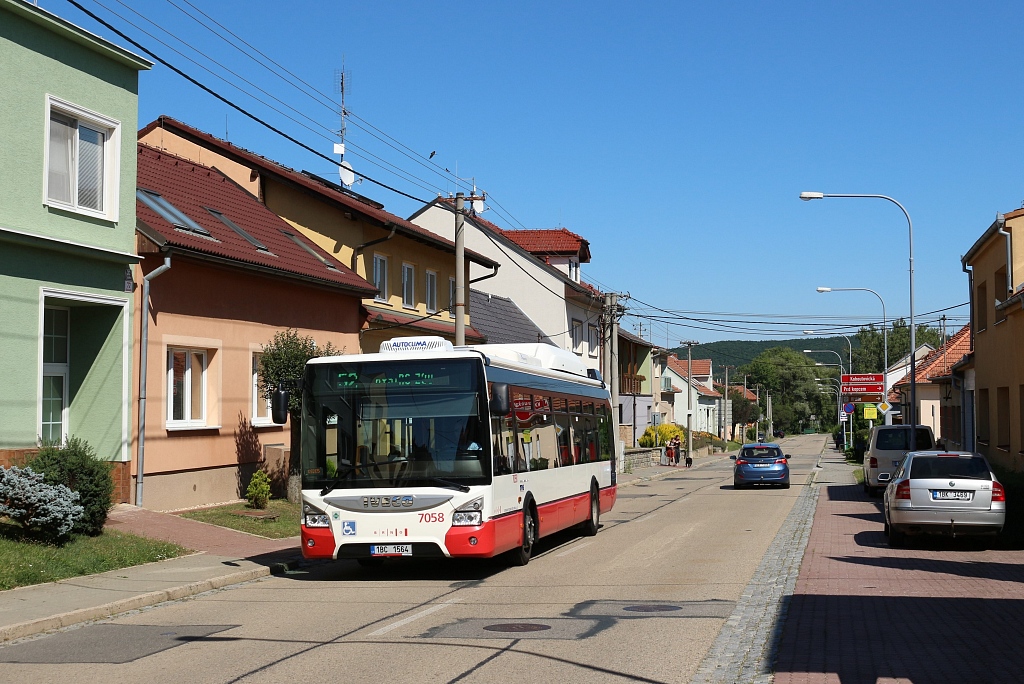 Brno, IVECO Urbanway 12M CNG č. 7058