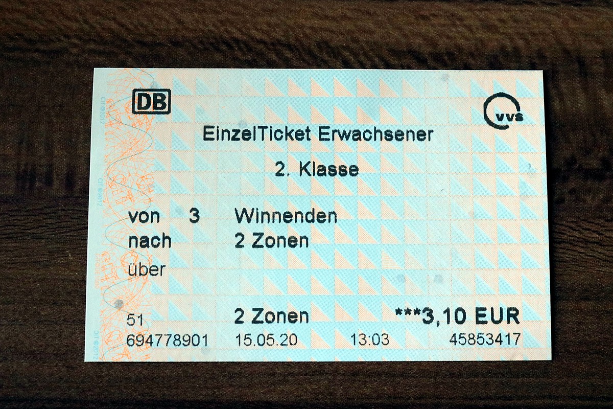 Stuttgart — Tickets; Waiblingen — Tickets; Tickets (all); Frankfurt am Main — Tickets DB