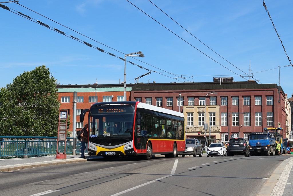 Hradec Králové, SOR NS 12 electric No. 413